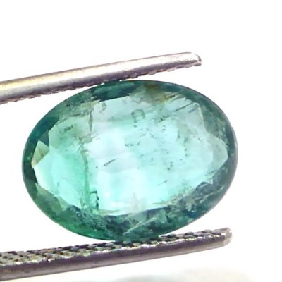 4.49 Ct GII Certified Untreated Natural Zambian Emerald Gems AAA