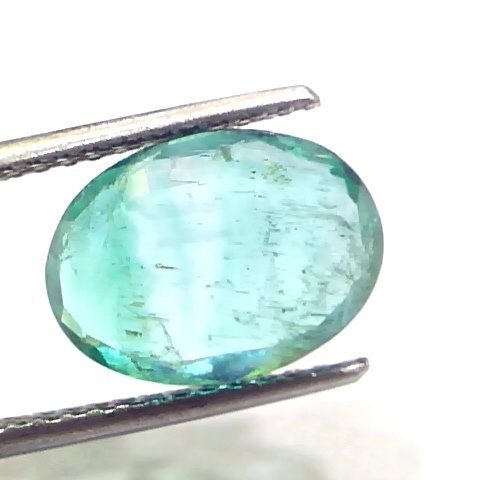 4.49 Ct GII Certified Untreated Natural Zambian Emerald Gems AAA