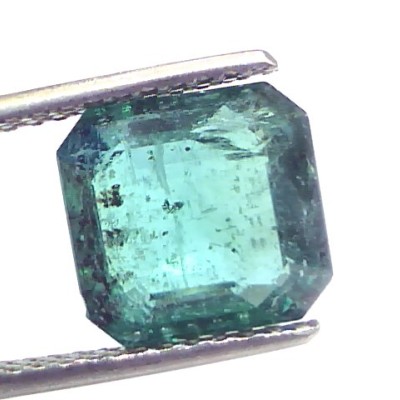 4.52 Ct Certified Untreated Natural Zambian Emerald Gemstone