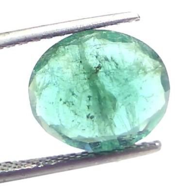 4.56 Ct Certified Untreated Natural Zambian Emerald Gemstone