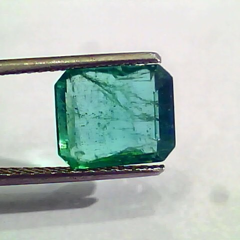 4.55 Ct Untreated Natural Zambian Emerald Gemstone Panna AA++