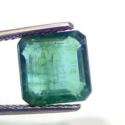 4.70 Ct Certified Untreated Natural Zambian Emerald Gemstone Panna