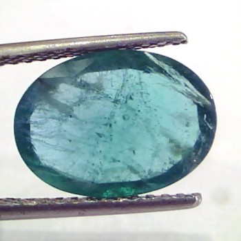 4.72 Ct Untreated Natural Zambian Emerald Gemstone Panna Gems