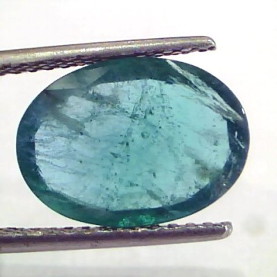 4.72 Ct Untreated Natural Zambian Emerald Gemstone Panna Gems