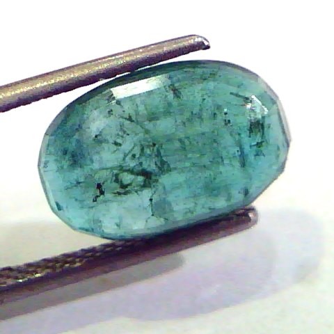 4.77 Ct Untreated Natural Zambian Emerald Gemstone Panna stone