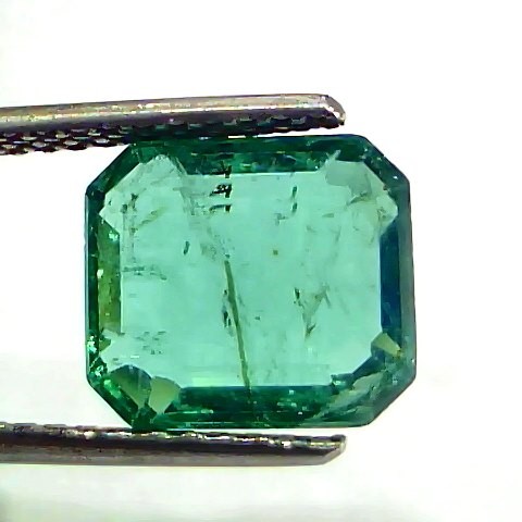 4.75 Ct IGI Certified Untreated Natural Zambian Emerald Gemstone Panna AA