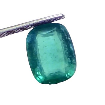 4.77 Ct GII Certified Untreated Natural Zambian Emerald Gemstone Panna AAA