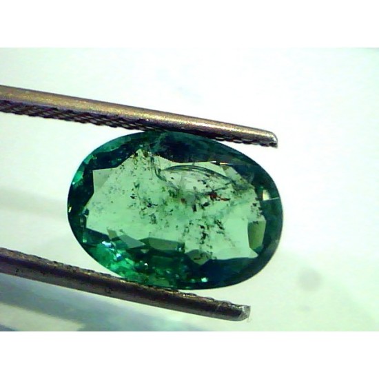 4.80 Ct Untreated Natural Zambian Emerald Premium Colour A++