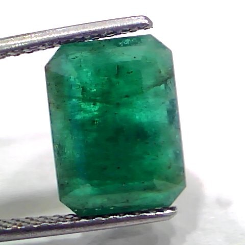 4.80 Ct Certified Untreated Natural Zambian Emerald Panna Gemstone