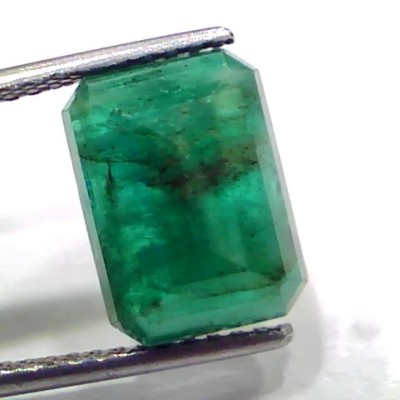 4.80 Ct Certified Untreated Natural Zambian Emerald Panna Gemstone