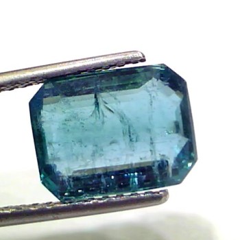 4.84 Ct GII Certified Untreated Natural Zambian Emerald Gems AAA