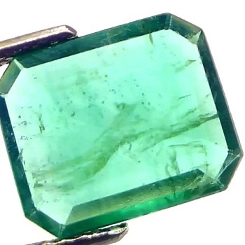 4.87 Ct GII Certified Untreated Natural Zambian Emerald Gemstones