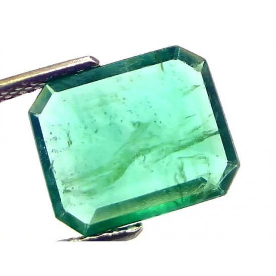 4.87 Ct GII Certified Untreated Natural Zambian Emerald Gemstones