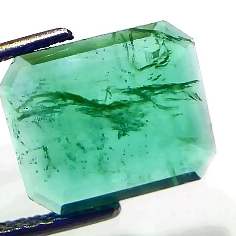 4.87 Ct GII Certified Untreated Natural Zambian Emerald Gemstones