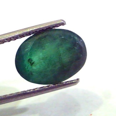 4.91 Ct Untreated Natural Zambian Emerald Gemstone Panna stone