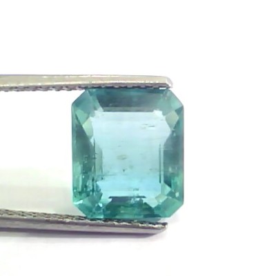 4.96 Ct Untreated Natural Zambian Emerald Gemstone Panna AAAAA