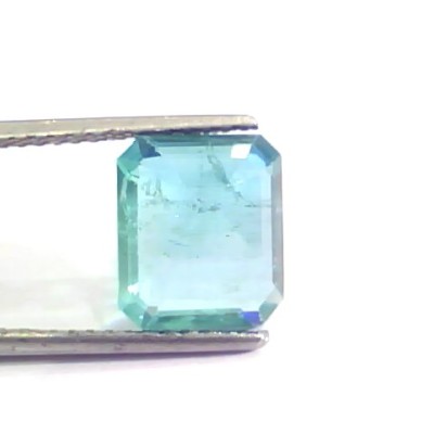 4.96 Ct Untreated Natural Zambian Emerald Gemstone Panna AAAAA