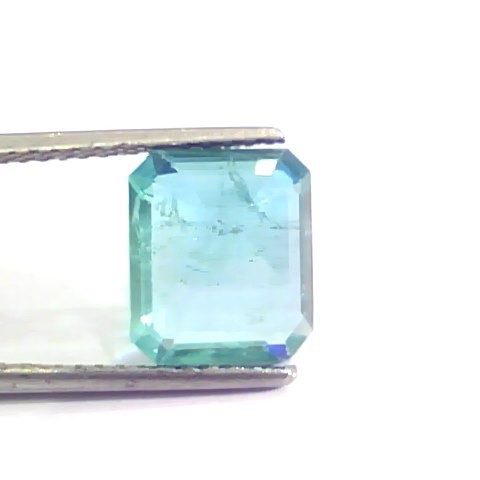 4.96 Ct Untreated Natural Zambian Emerald Gemstone Panna AAAAA