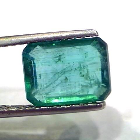 5.04 Ct GII Certified Untreated Natural Zambian Emerald Gemstone