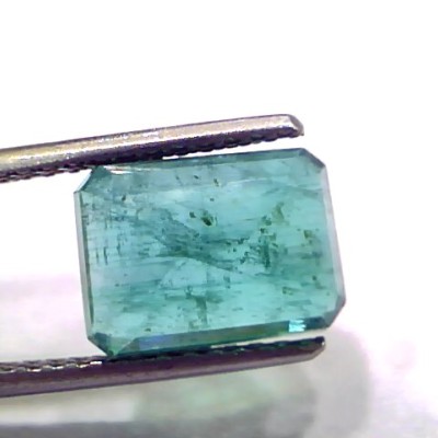 5.04 Ct GII Certified Untreated Natural Zambian Emerald Gemstone