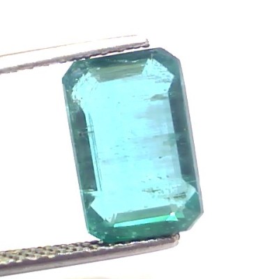 5.06 Ct IGI Certified Untreated Natural Zambian Emerald Gemstone AAA