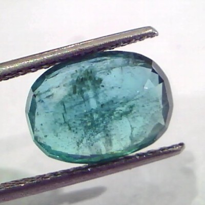 5.08 Ct Untreated Natural Zambian Emerald Gemstone Panna AAA