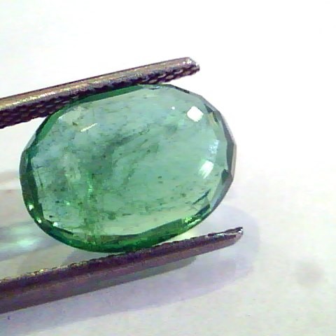 5.12 Ct Untreated Natural Zambian Emerald Gemstone Panna stone