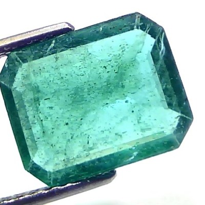 5.20 Ct GII Certified Untreated Natural Zambian Emerald Gemstones