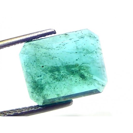 5.20 Ct GII Certified Untreated Natural Zambian Emerald Gemstones