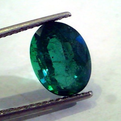 5.24 Ct Untreated Top Colour Premium Natural Zambian Emerald AAA