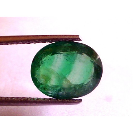 5.26 Ct Untreated Natural Zambian Green Emerald Gemston (Panna)