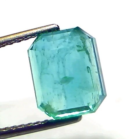 5.31 Ct IGI Certified Untreated Natural Zambian Emerald Gemstone AAAAA