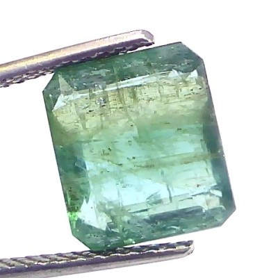 5.43 Ct Certified Untreated Natural Zambian Emerald Gemstone Panna