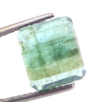 5.43 Ct Certified Untreated Natural Zambian Emerald Gemstone Panna