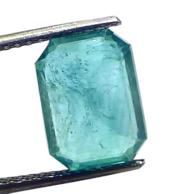 5.41 Ct GII Untreated Natural Zambian Emerald Gemstone Panna AAA 5.41 Ct GII Untreated Natural Zambian Emerald Gemstone Panna AAA