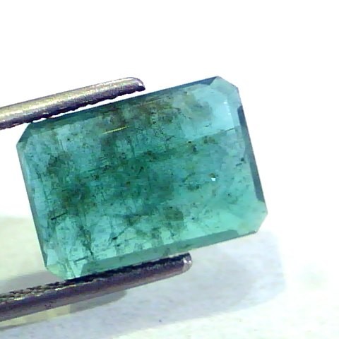 5.50 Ct Unheated Untreated Natural Zambian Emerald Panna Gems