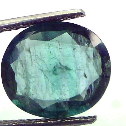 5.55 Ct Unheated Untreated Natural Zambian Emerald Gemstone