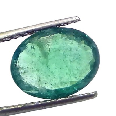 5.64 Ct GII Certified Untreated Natural Zambian Emerald Panna Gems 5.64 Ct GII Certified Untreated Natural Zambian Emerald Panna Gems
