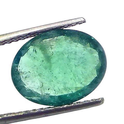 5.64 Ct GII Certified Untreated Natural Zambian Emerald Panna Gems 5.64 Ct GII Certified Untreated Natural Zambian Emerald Panna Gems