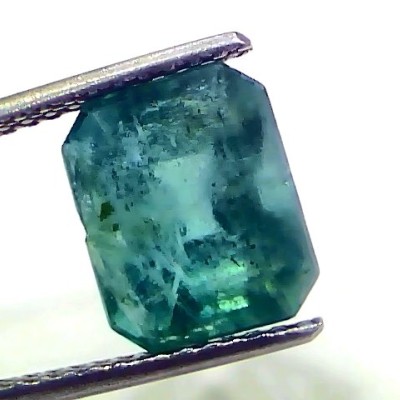 5.77 Ct Certified Untreated Natural Zambian Emerald Panna Gemstone