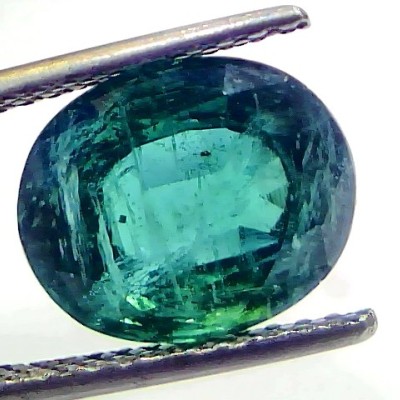 5.77 Ct GII Certified Untreated Natural Zambian Emerald Gemstone AAA