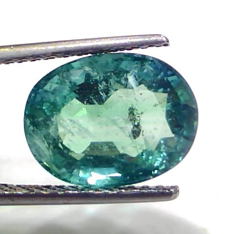 5.79 Ct GII Certified Untreated Natural Zambian Emerald Gems AAA