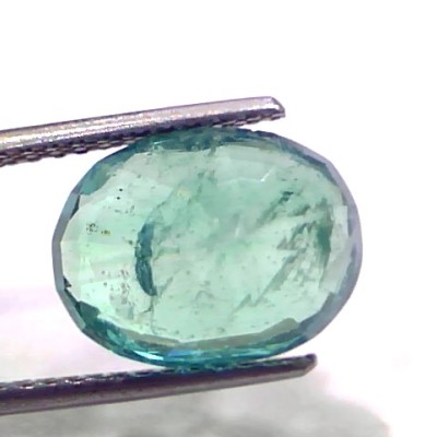 5.79 Ct GII Certified Untreated Natural Zambian Emerald Gems AAA