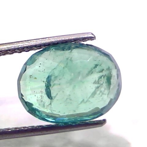 5.79 Ct GII Certified Untreated Natural Zambian Emerald Gems AAA