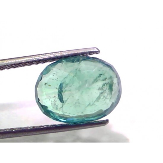 5.79 Ct GII Certified Untreated Natural Zambian Emerald Gems AAA