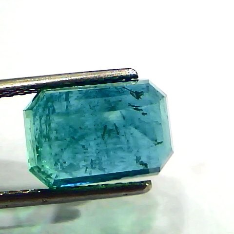 5.94 Ct GiI Certified Untreated Natural Zambian Emerald Gemstone Panna