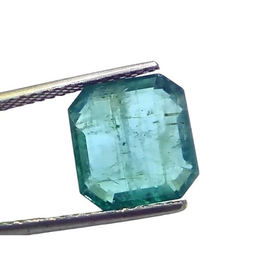6.03 Ct GII Certified Untreated Natural Zambian Emerald Panna Gems