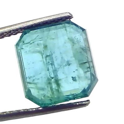 6.03 Ct GII Certified Untreated Natural Zambian Emerald Panna Gems 6.03 Ct GII Certified Untreated Natural Zambian Emerald Panna Gems