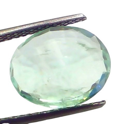 6.04 Ct IGI Certified Untreated Natural Colombian Emerald Panna Gems 6.04 Ct IGI Certified Untreated Natural Colombian Emerald Panna Gems