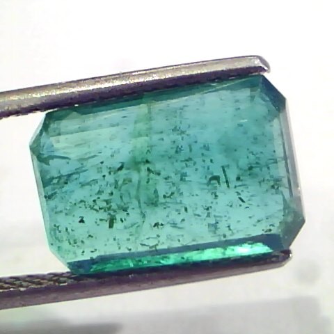 6.18 Ct Untreated Natural Certified Zambian Emerald Gemstone AA